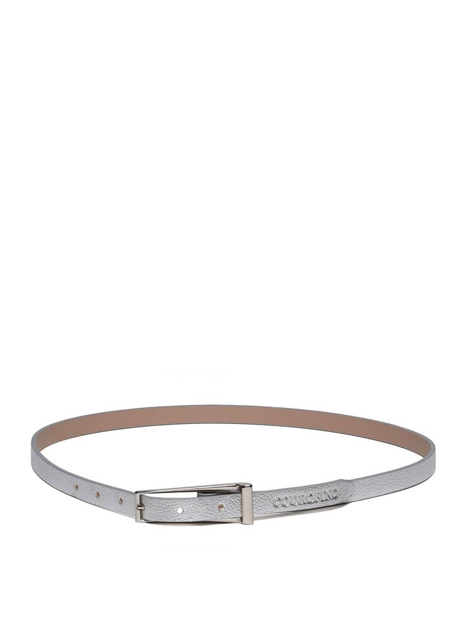 Cinto Feminino Casual com Fivela Retangular - Prata CTI-974 - PT