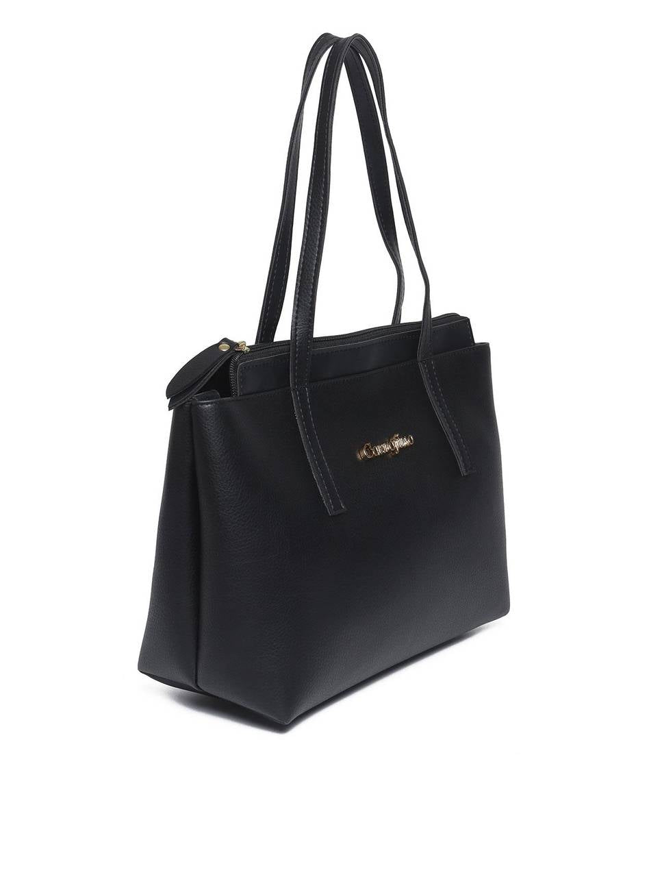 Bolsa Tote Tiracolo Média - Preta SDI-5455 - PR