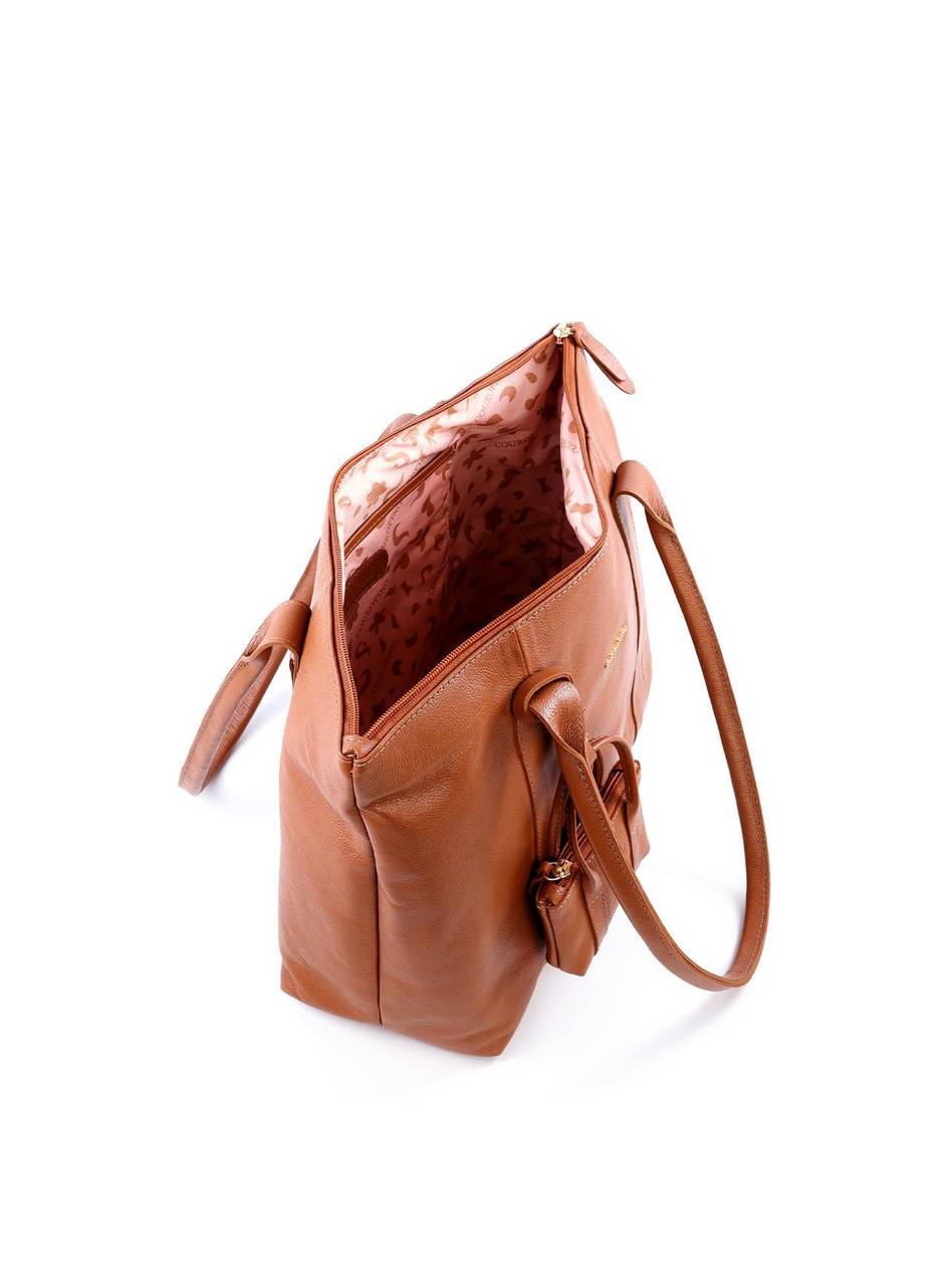 Bolsa Tote com Big Charm e Mini Bolsa - Castor BSI-6049 - CS