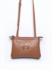 Bolsa Clutch Pequena Duas Divisórias Couro Castor BSI-3728 - CS