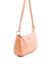Bolsa Tote Transversal com Alça Dupla Retangular - Nude BSI-6039 - NU