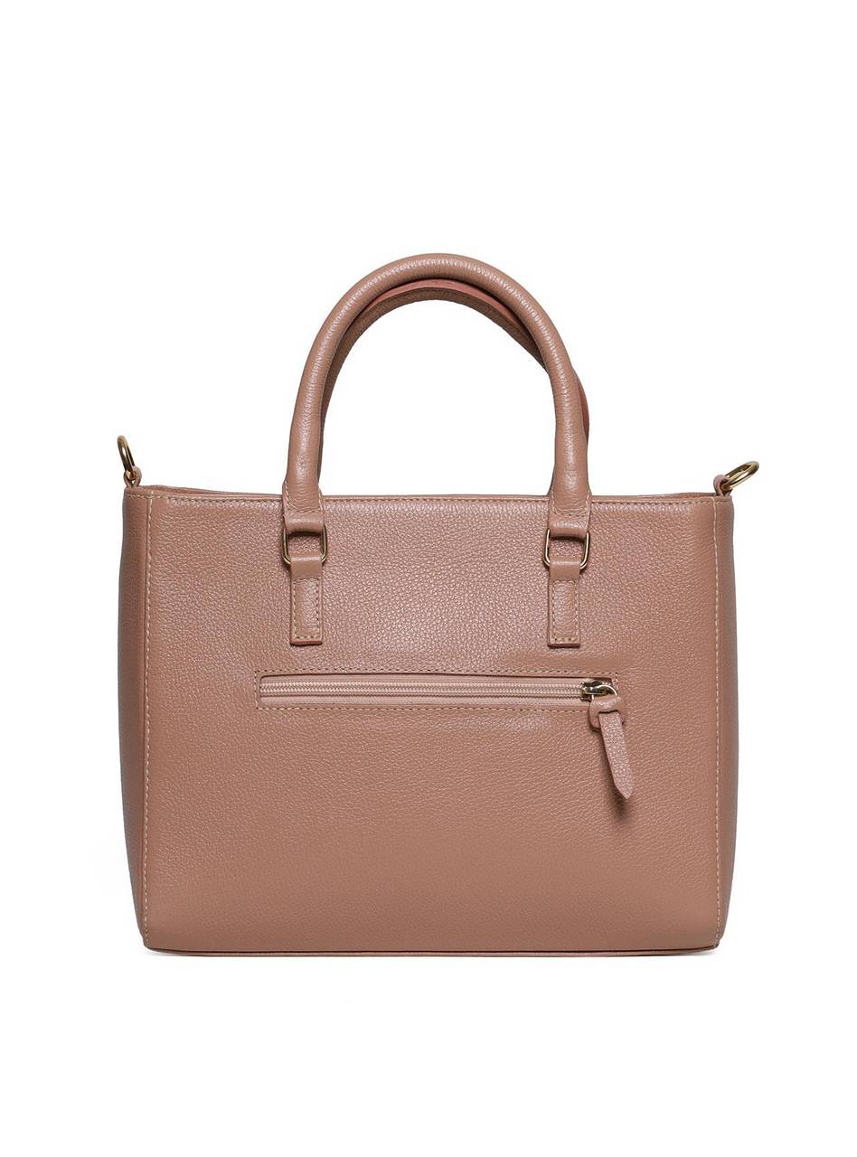 Bolsa Tote Tiracolo com Barbicacho - Nude BSI-5956 - NU