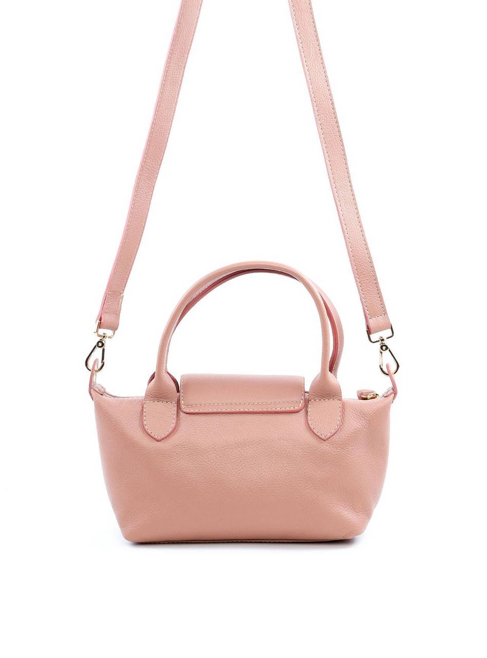 Bolsa Tote Transversal com Alça Dupla - Nude BSI-6065 - NU