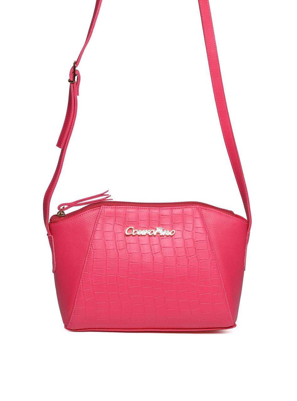 Bolsa Clutch Transversal com Detalhe - Pink BSI-5617 - PK
