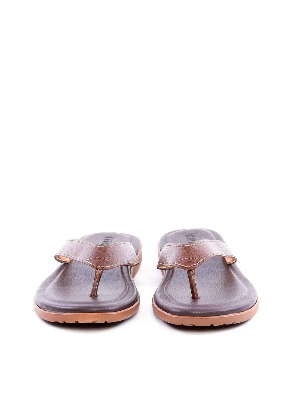 Chinelo Masculino de Dedo em Couro com Tiras Finas - Cacau SDI-11770 - CA