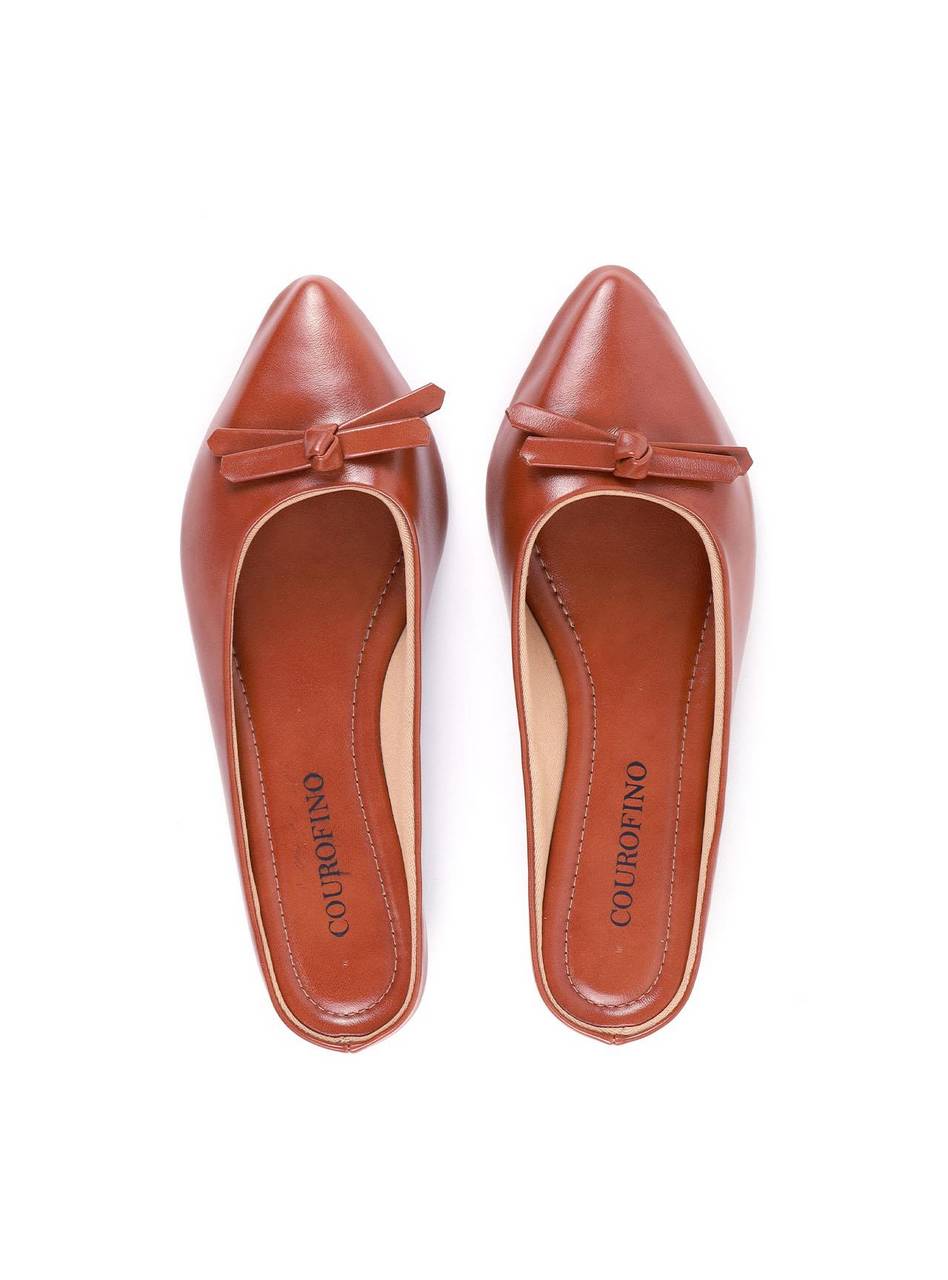 Mule de Bico Fino com Laço - Castor SDI-11853 - CS