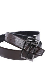 Cinto Masculino Social Largo Dupla Face - Cacau e Preto CTI-975 - CP