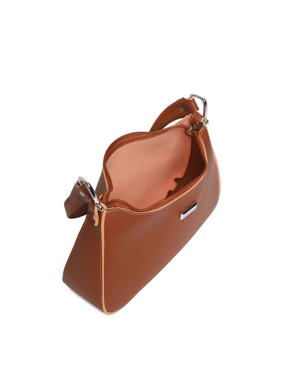 Bolsa Hobo Pequena Meia Lua - Castor BSI-5421 - CS