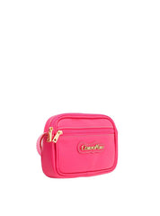 Bolsa Clutch Couro Pequena Transversal Ziper Pink BSI-5677 - PK