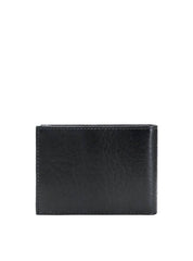 Carteira Masculina Pocket Couro Detalhe Geométrico Preta CAI-703 - PR