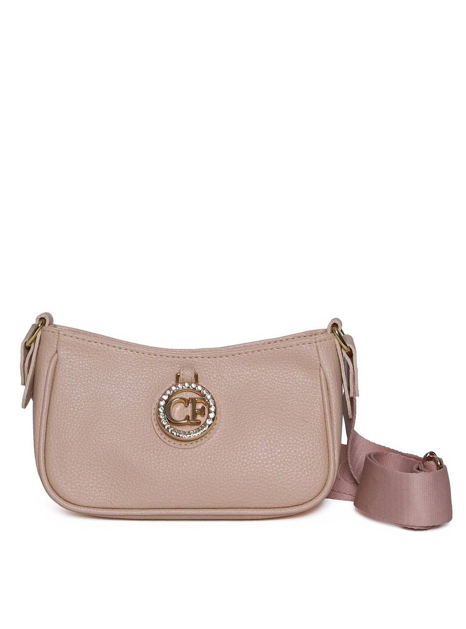 Bolsa Hobo Transversal com Bag Charm - Fenno BSI-5977 - FE