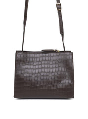 Bolsa Tote Transversal com Ziper - Cacau BSI-5052 - CA