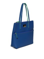 Bolsa Tote Transversal Média Azul BSI-5748 - AZ