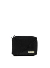 Carteira Masculina Clássica Couro Zíper Preta CAI-060 - PR