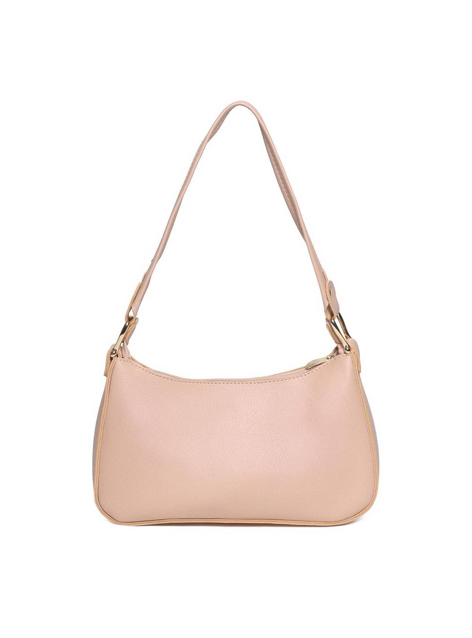 Bolsa Hobo Pequena Meia Lua - Nude BSI-5421 - NU