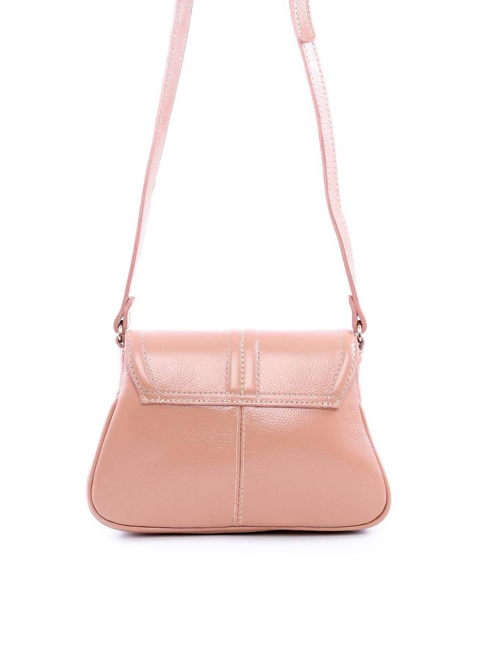 Bolsa Saddle Transversal Drapeada - Nude BSI-6089 - NU