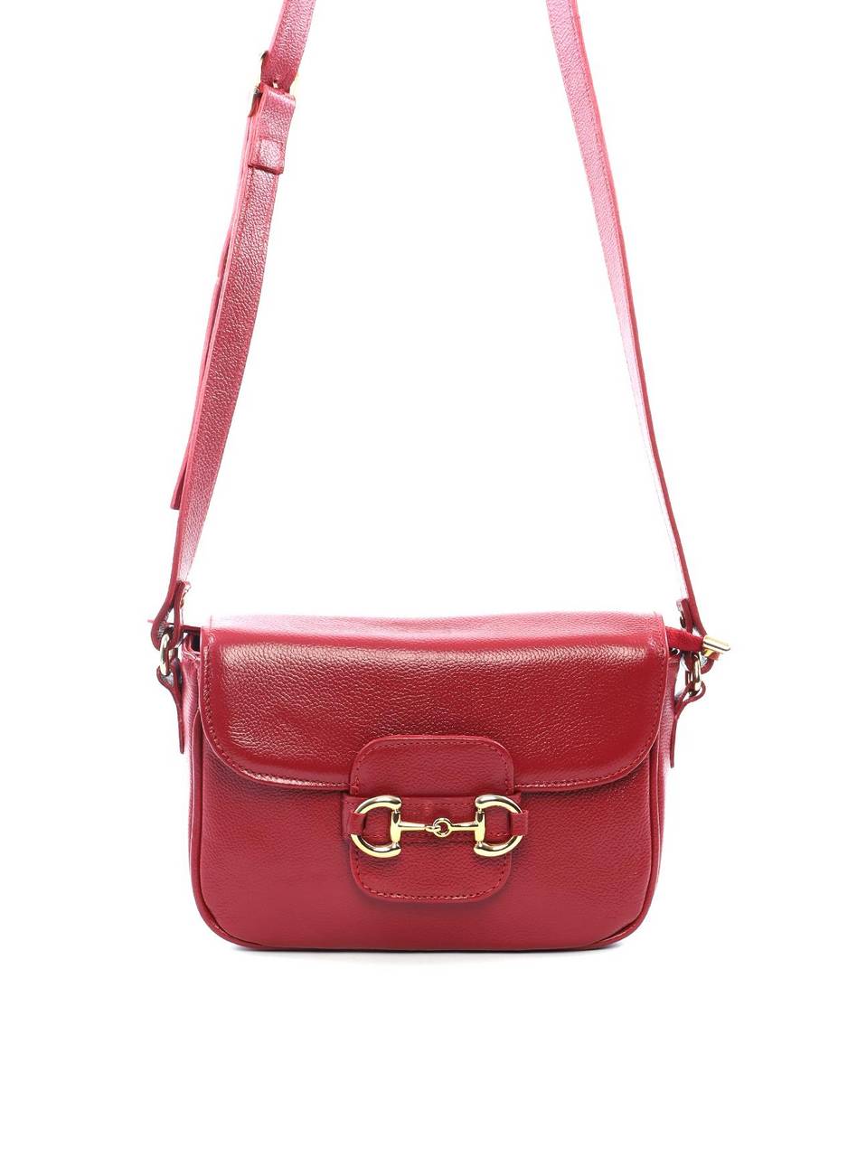 Bolsa Satchel Transversal com Bridão - Vermelha BSI-6100 - VE