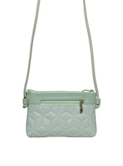 Bolsa Clutch Metalasse com Bolso Traseiro - Diverso BSI-5552 - DV