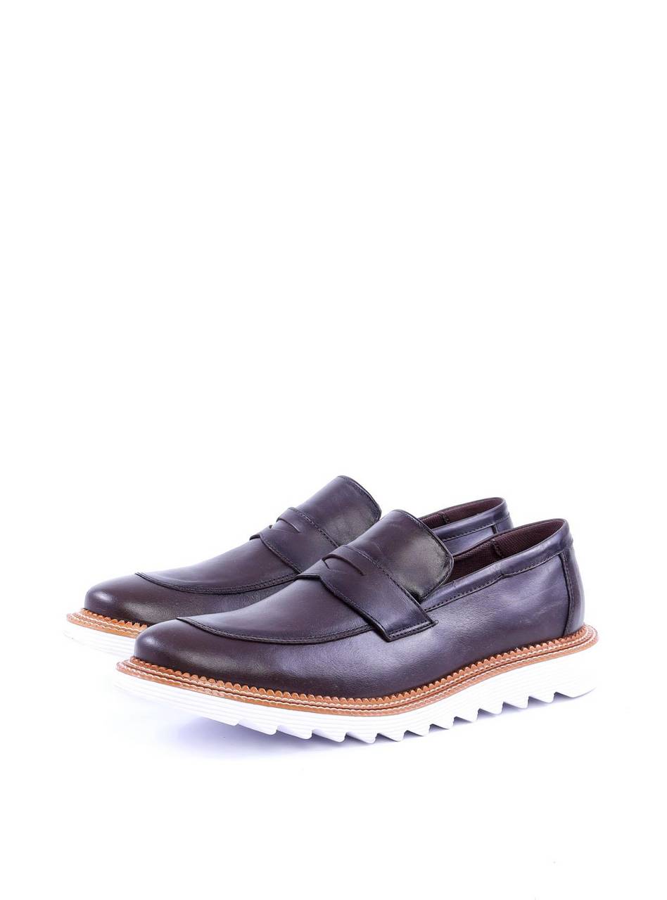 Calçado Masculino Mocassim 45030 em Couro Confort - Cacau SP-11659 - CA