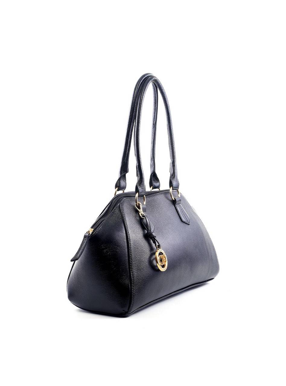 Bolsa Tote com Detalhe de Chaveiro CF - Preta BSI-6176 - PR