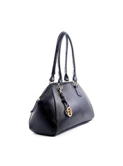 Bolsa Tote com Detalhe de Chaveiro CF - Preta BSI-6176 - PR