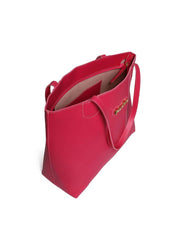 Bolsa Shopper Média Tiracolo Frente Lisa - Pink BSI-5139 - PK