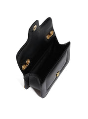 Bolsa Satchel Retangular com Tampa Matelasse - Preta BSI-5967 - PR