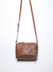 Bolsa Clutch Pequena Couro Transversal Castor BSI-5863 - CS