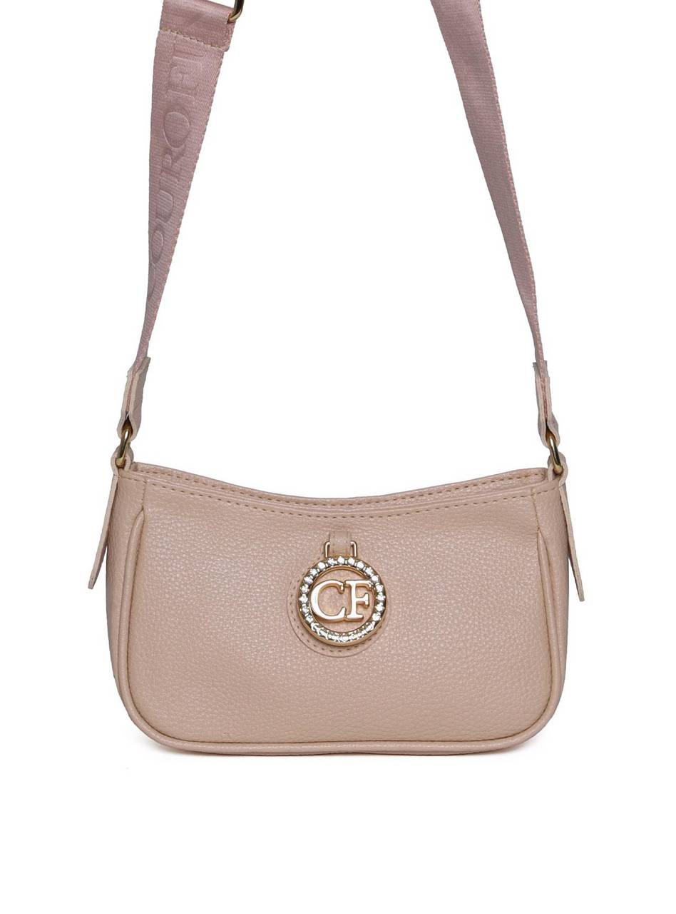Bolsa Hobo Transversal com Bag Charm - Fenno BSI-5977 - FE