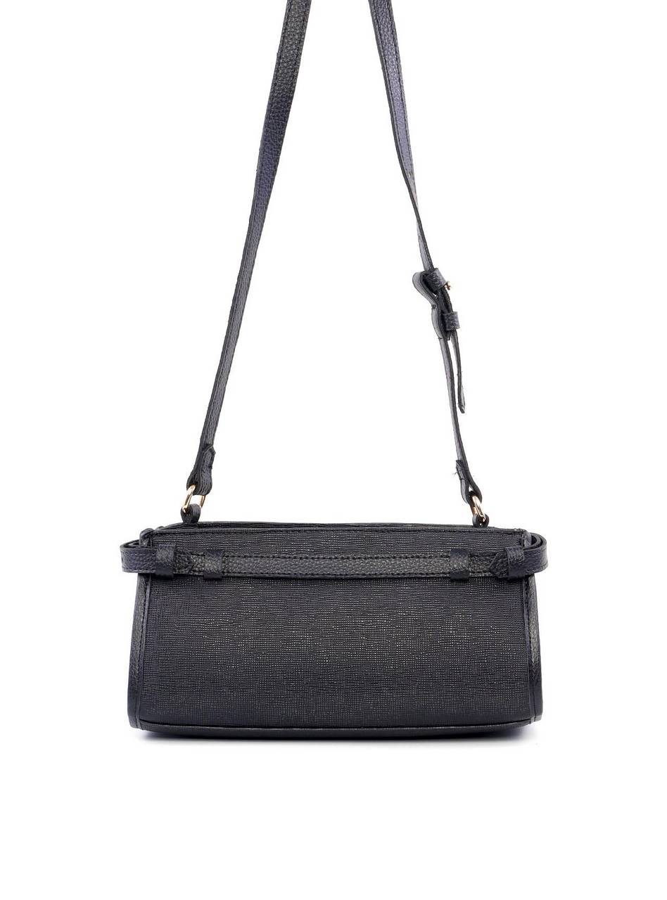 Bolsa Tote Retangular com Fivelas - Preta BSI-6201 - PR