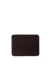 Porta Cartão Masculino Aberto Detalhe Frontal Cacau PRI-055 - CA