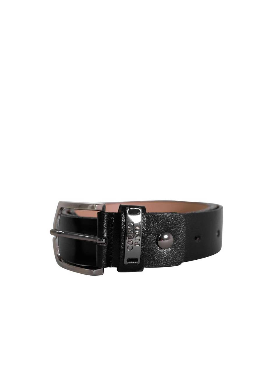 Cinto Masculino Social Couro Médio Preto CTI-921 - PR