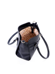 Bolsa Tote Transversal Alça Dupla - Preta BSI-6094 - PR