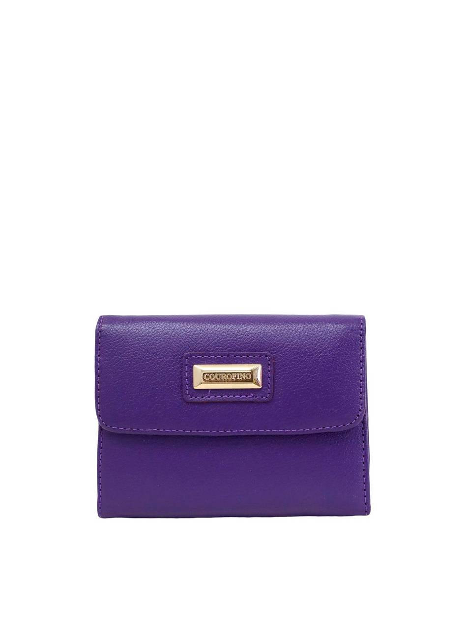 Carteira Feminina Clássica Couro Roxa CAI-405 - RO