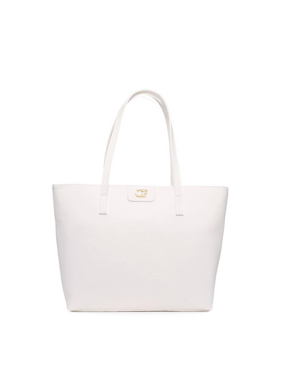 Bolsa Shopper com Detalhe CF - Branco BSI-6145 - BR