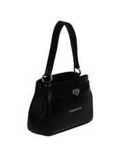 Bolsa Tote Detalhe de Cinto com Fecho Giratório - Preta BSI-5992 - PR