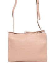 Bolsa Tote Transversal com Ziper - Nude BSI-5052 - NU