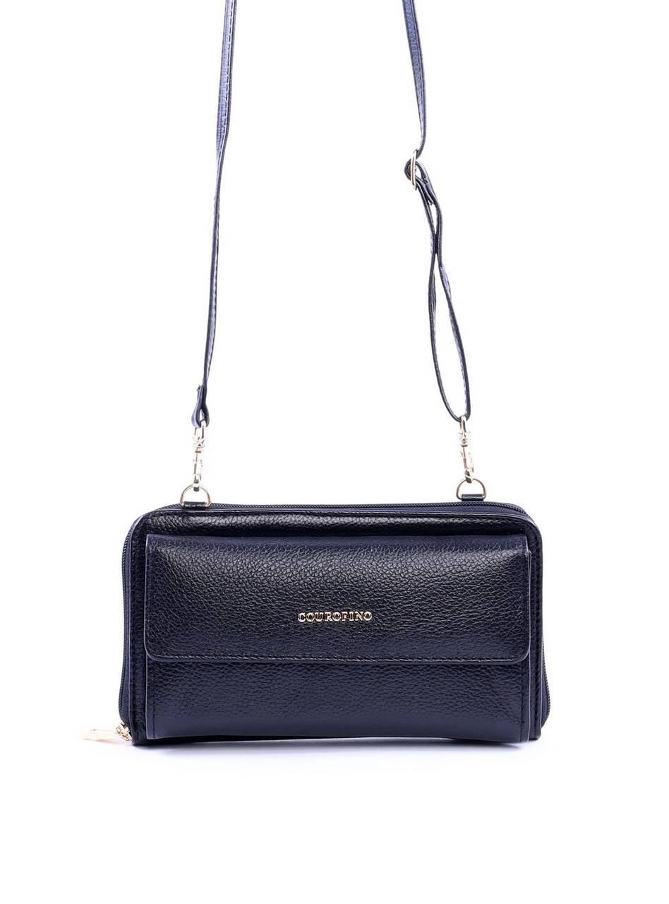 Carteira Clássica com Alça Transversal Removível - Preta CAI-951 - PR