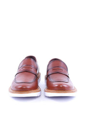 Calçado Masculino Mocassim 45030 em Couro Confort - Castor SP-11659 - CS