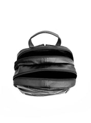 Mochila Casual Grande Unissex Couro Preta MEI-418 - PR