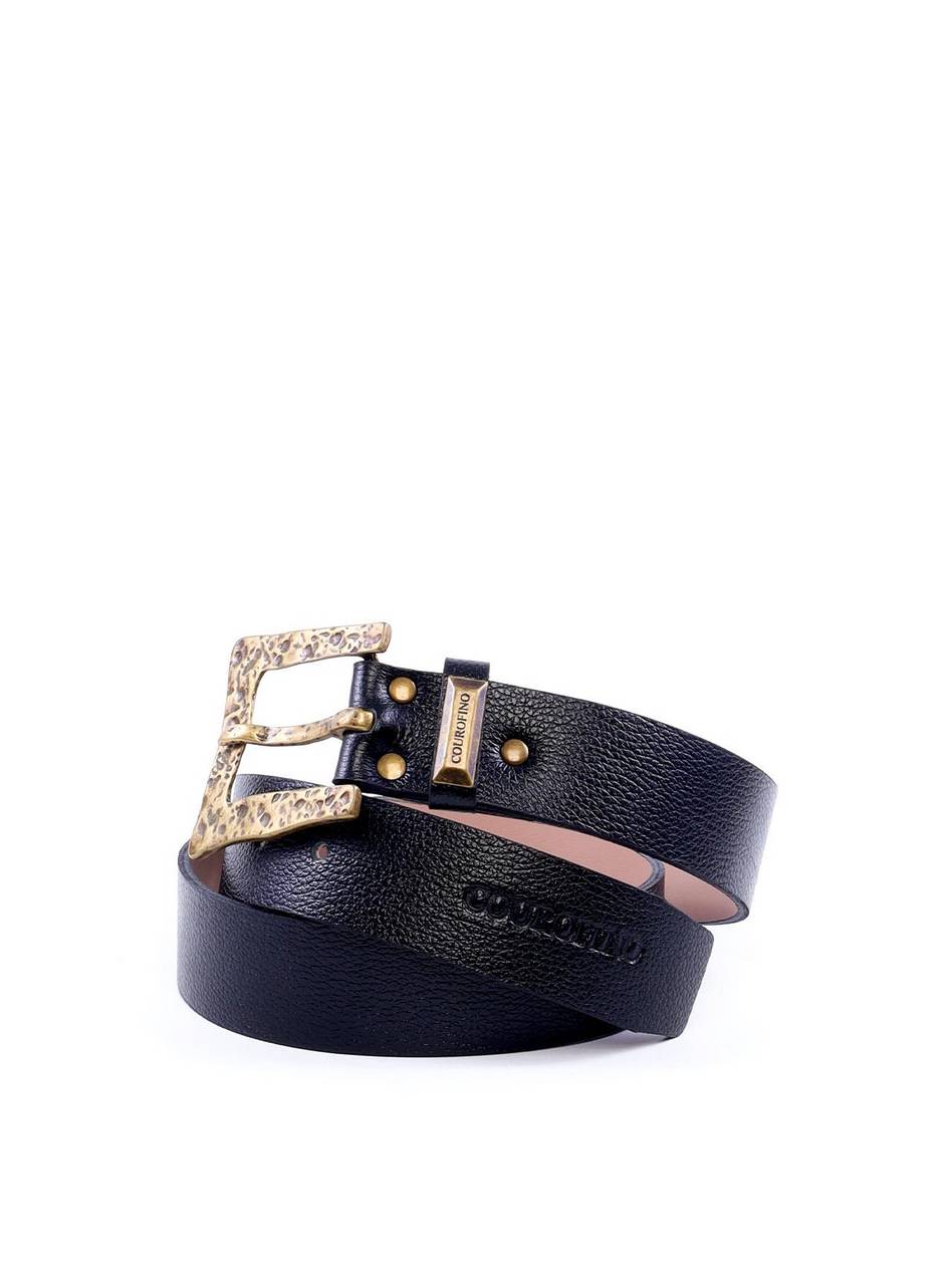 Cinto Feminino Casual Fivela Larga - Preta CTI-985 - PR