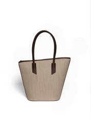 Bolsa Tote Tiracolo Lisa Sem Divisórias Sintético Cacau BSI-5988 - CA