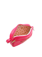 Bolsa Clutch Couro Pequena Transversal Ziper Pink BSI-5677 - PK
