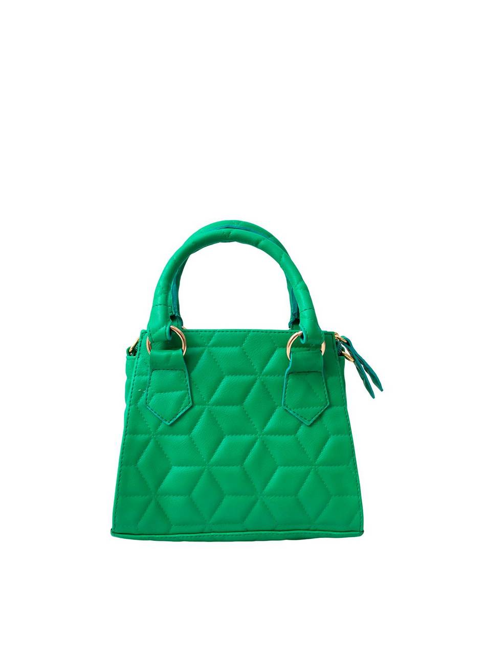 Bolsa Tote Pequena Argolas Verde BSI-5487 - VD
