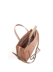 Bolsa Tote Média Transversal Nude BSI-5241 - NU