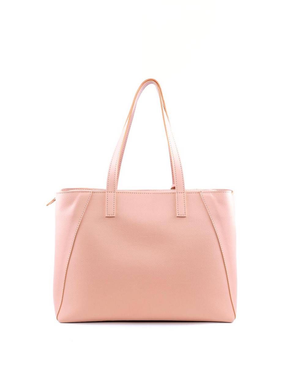 Bolsa Shopper com Charm de Strass - Nude BSI-6048 - NU