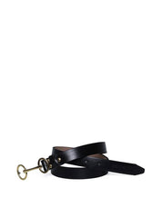 Cinto Feminino em Couro com Fivela Bridão - Preta CTI-973 - PR