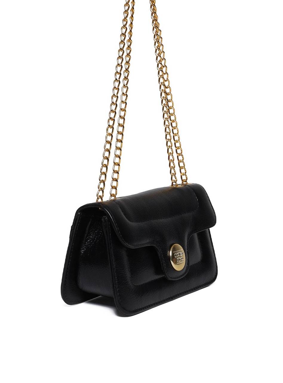 Bolsa Satchel Retangular com Tampa Matelasse - Preta BSI-5967 - PR