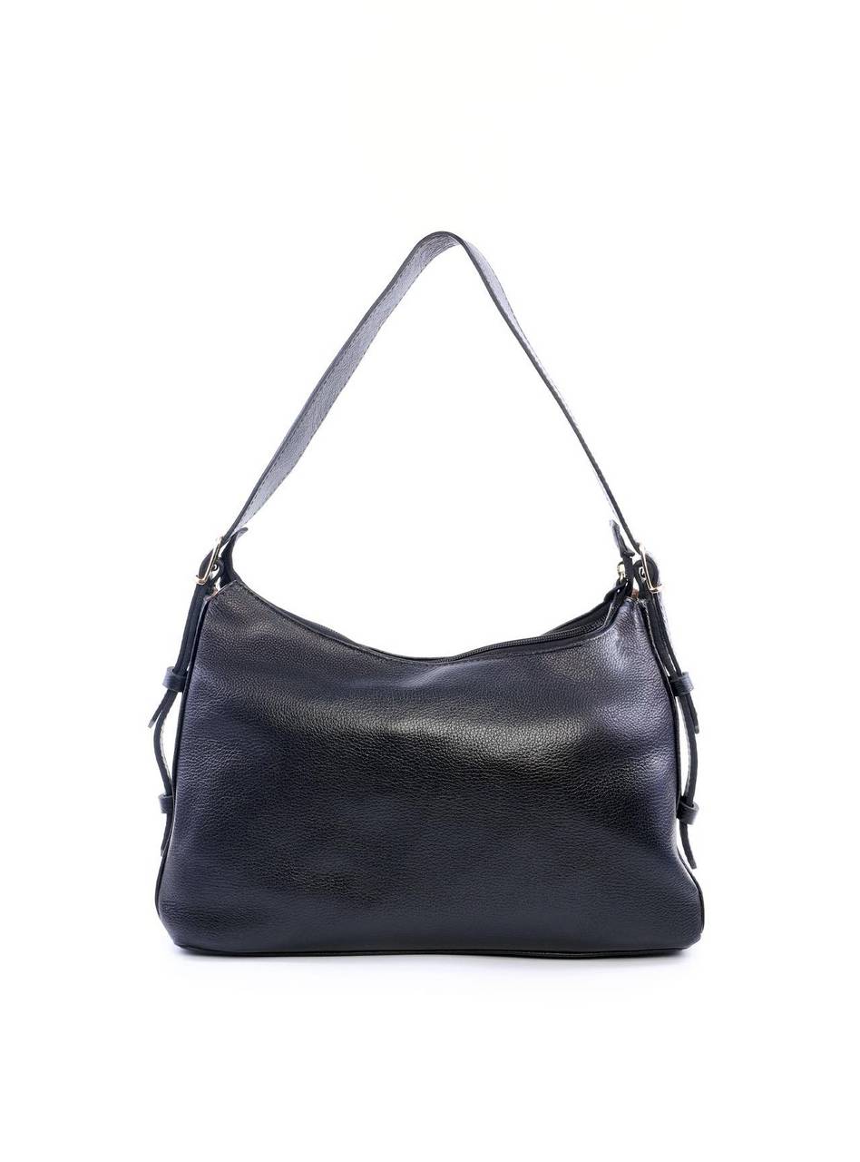 Bolsa Hobo Tiracolo com Fivelas e Passantes - Preta BSI-6063 - PR