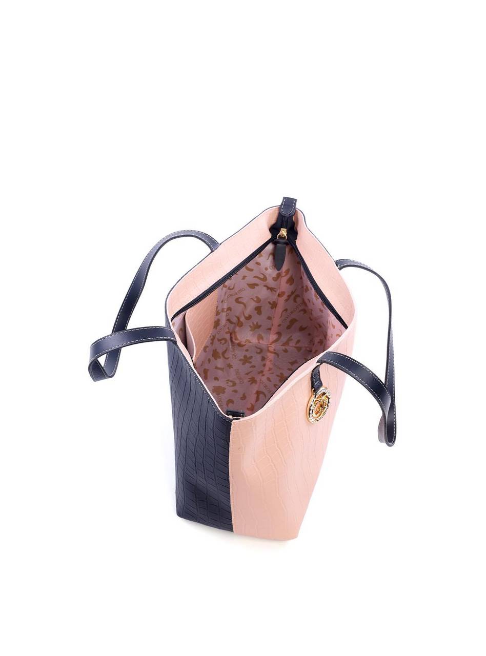 Bolsa Shopper Tiracoloco com Detalhe em Strass - Preta BSI-6082 - PR